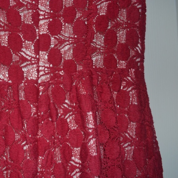 Red Lace Dress - Picture 4 of 5